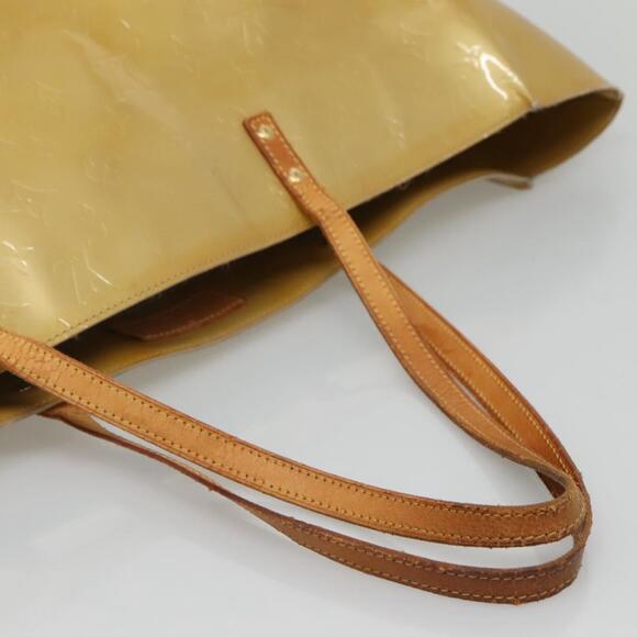 LOUIS VUITTON Monogram Vernis Reade GM Tote Bag Beige M91140 - Picture 7 of 12